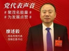 廖述毅：加快落地重点项目，锻造新时代干部队伍|茂名党代会新观察