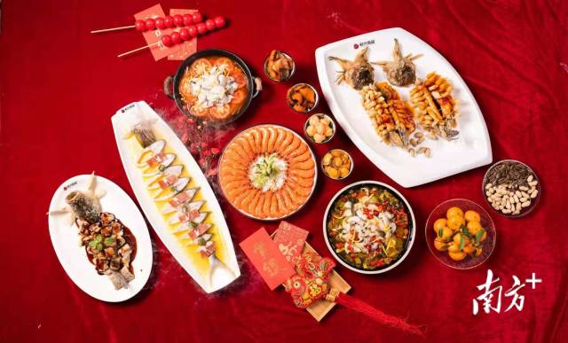 广东预制菜年夜饭系列。 图源：恒兴集团&nbsp;&nbsp;