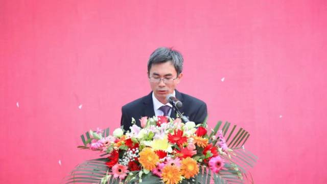 遂溪县县长陈升对产业园开工表示祝贺