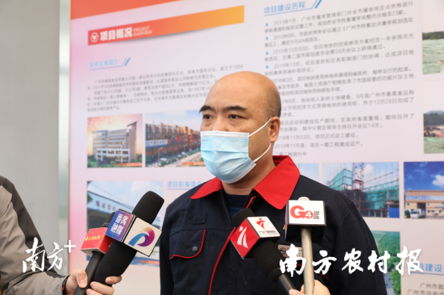 广州市番禺食品有限公司大石4A屠宰场总经理麦焜桦接受采访