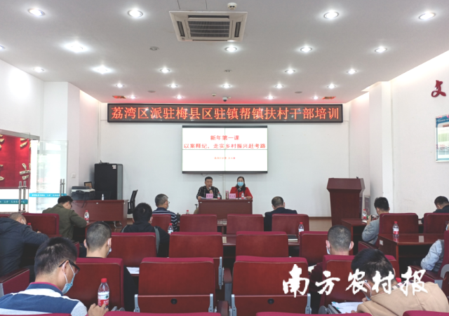 严纪律，强业务！荔湾区组织驻镇帮镇扶村干部作风纪律和业务能力系列培训