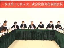 胡学骏勉励南山坚持绿色发展聚人气，以三大项目实现新飞跃｜三水两会