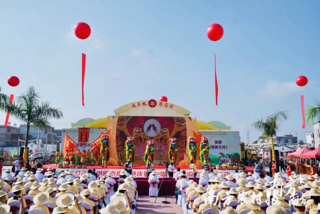 揭阳市揭西县丰收节活动现场