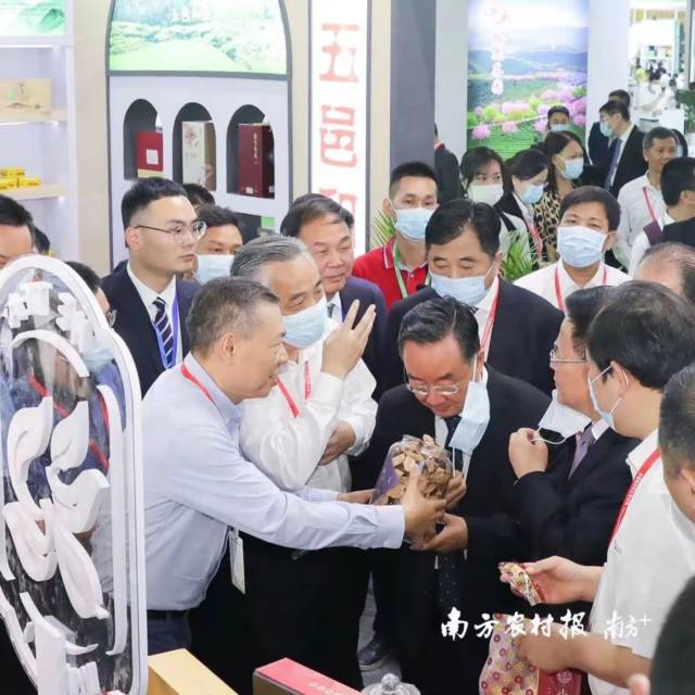 农业农村部部长唐仁健在第四届杭州茶博会现场点赞新会陈皮