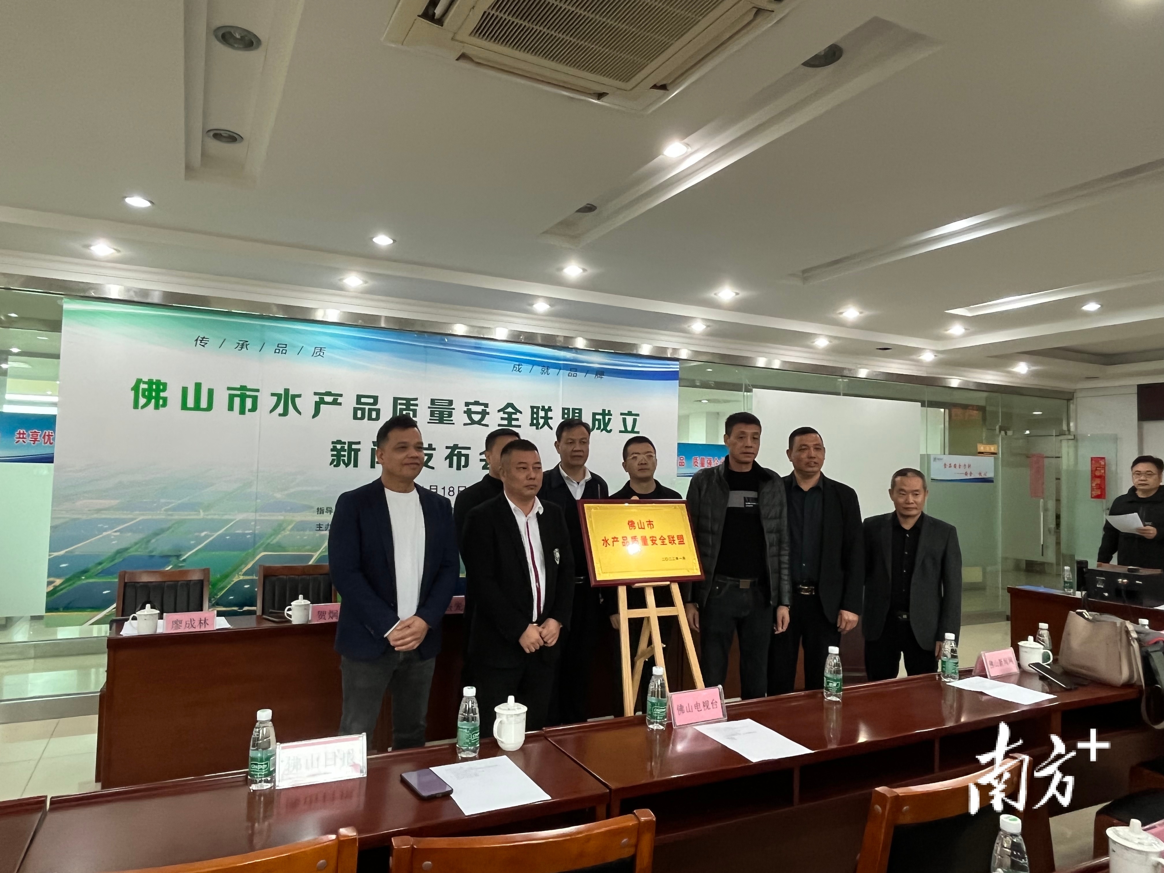 何氏水产等发起成立佛山市农业领域首个质量安全联盟。 南方+ 王蓓蓓 拍摄 何氏水产等发起成立佛山市农业领域首个质量安全联盟。 南方+ 王蓓蓓 拍摄