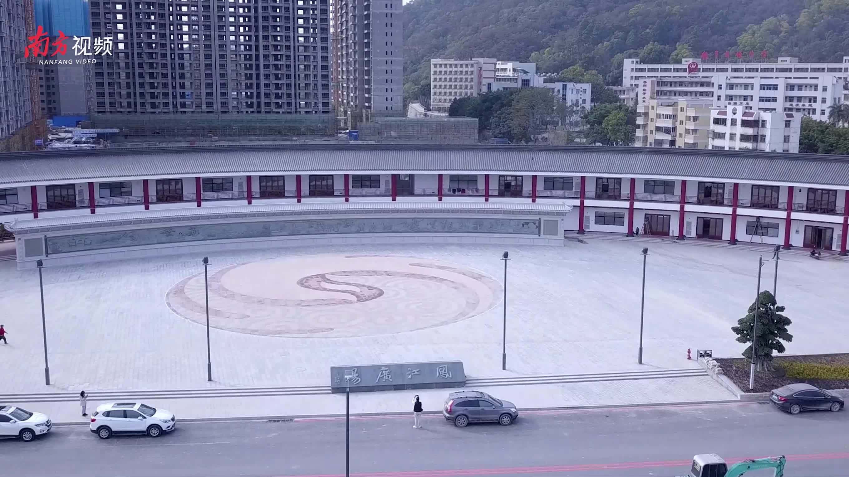 视频多图丨饶平凤江广场一期完工过年休闲又有好去处