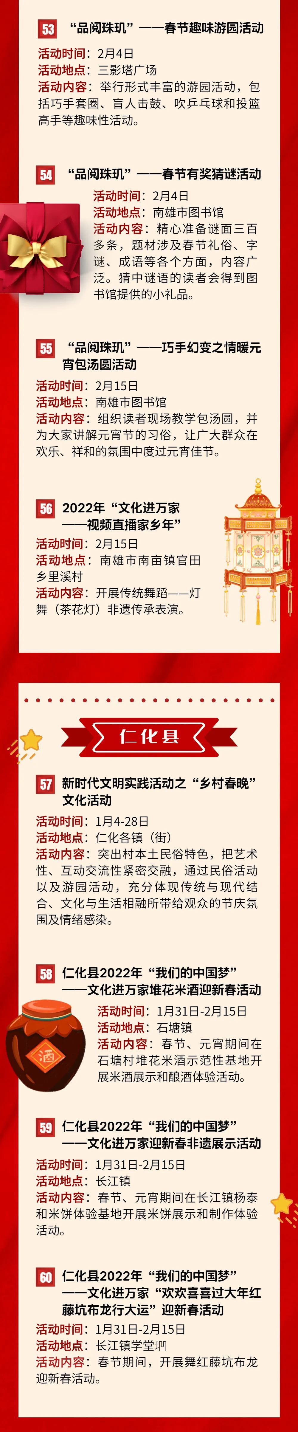 2022年韶关春节前后文旅体活动