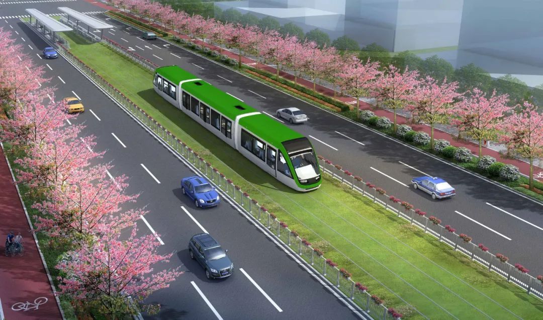 环镇北路效果图。