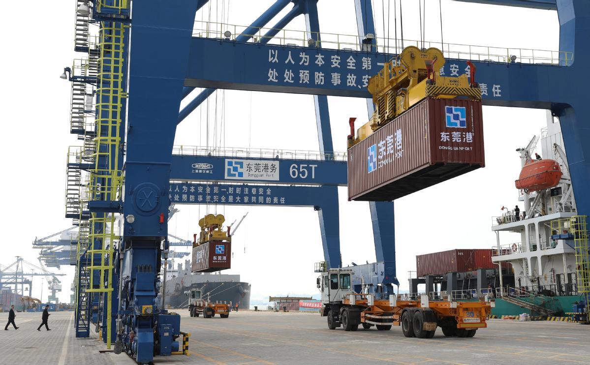 ▲东莞港 ▲东莞港