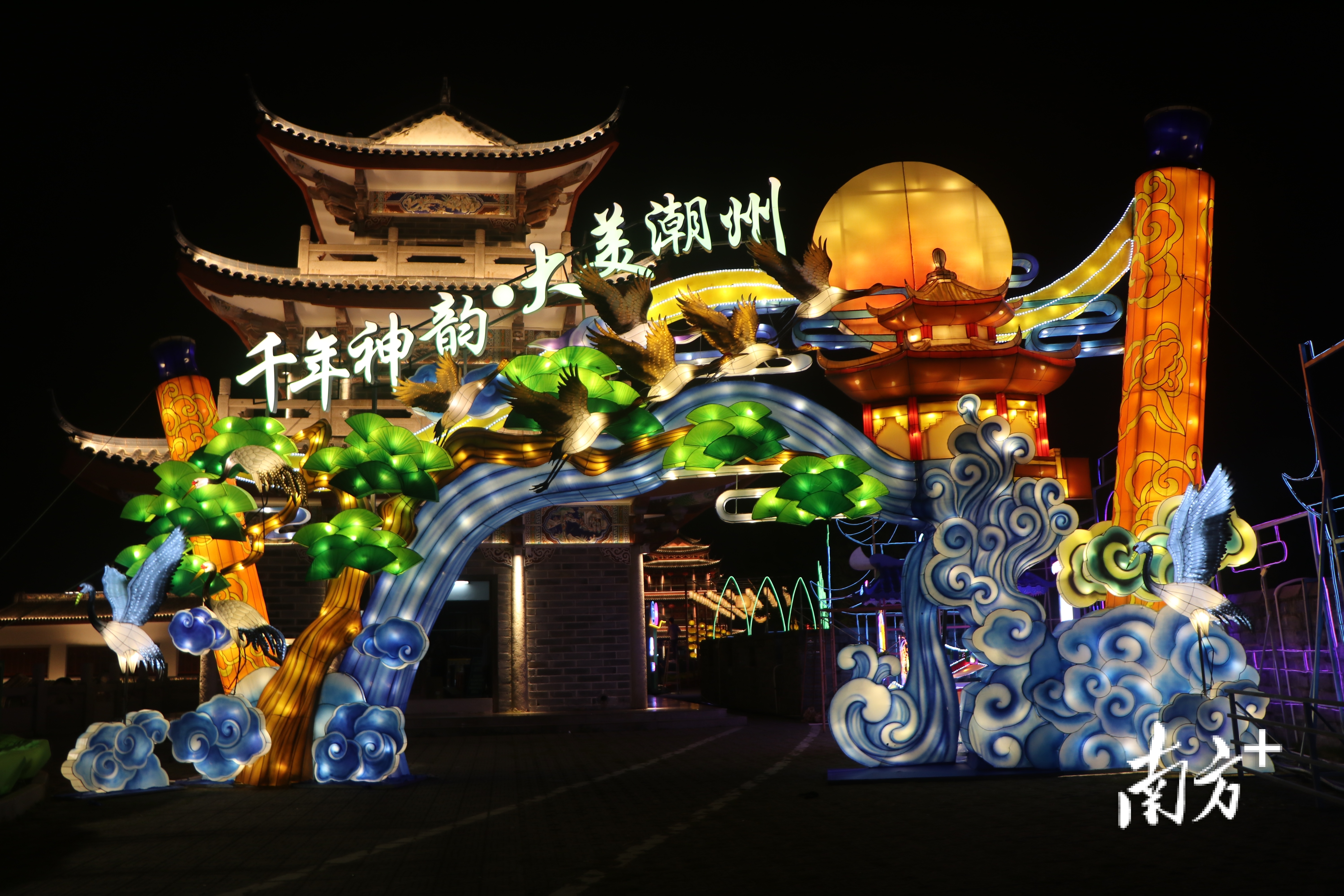 不少市民期待春节去潮州古城看花灯。
