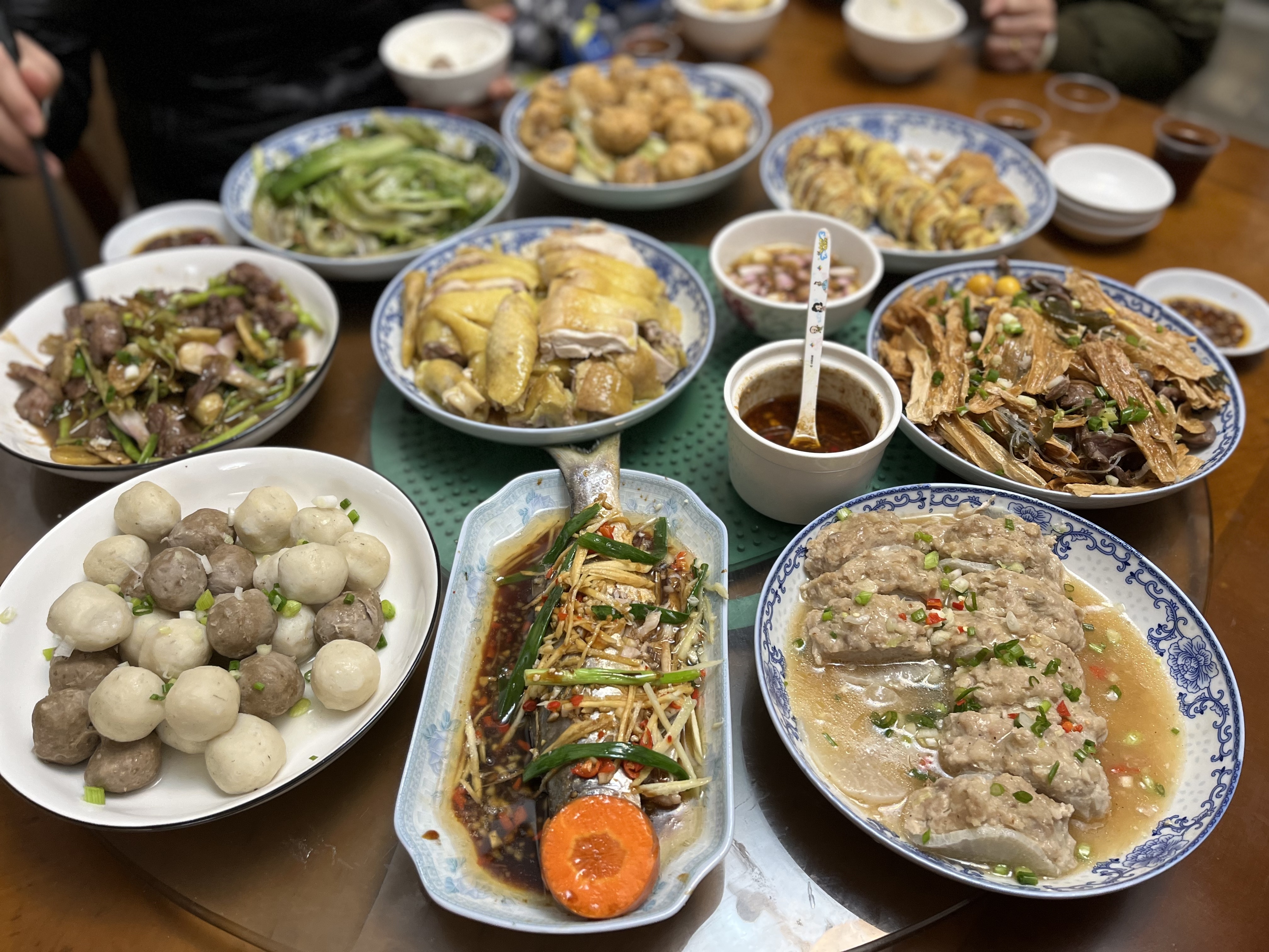 年夜饭的真实照片图片