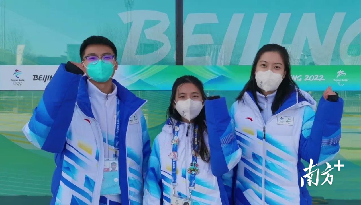 谢壹添（左）欧阳子慧（中）黎恬安（右）。