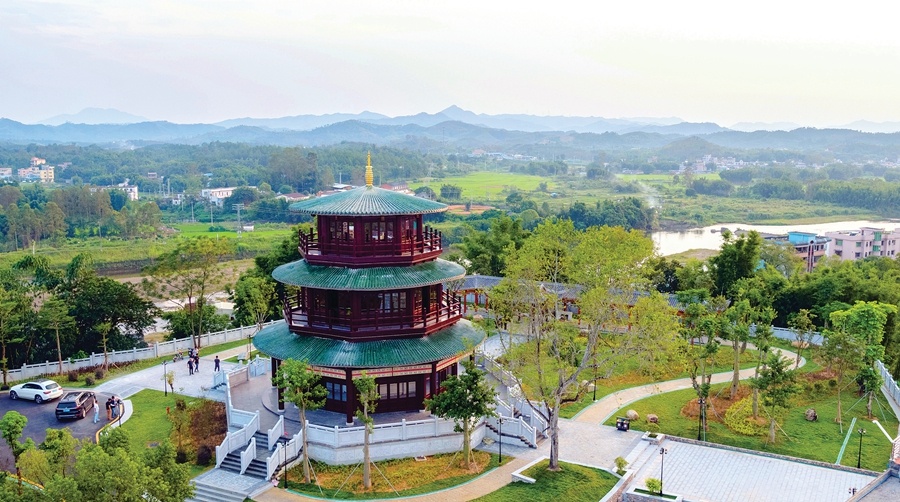 龙门七星山公园二期成为市民新的休闲娱乐“打卡点”。