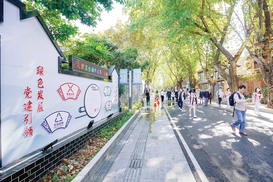 惠城区祝屋巷改造后焕然一新人气旺。