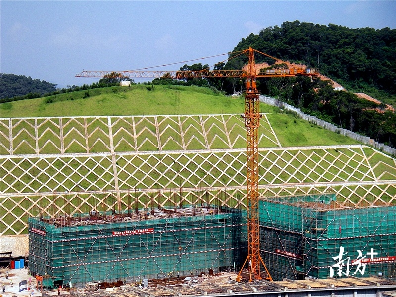 沙角A电厂脱硫工程现场