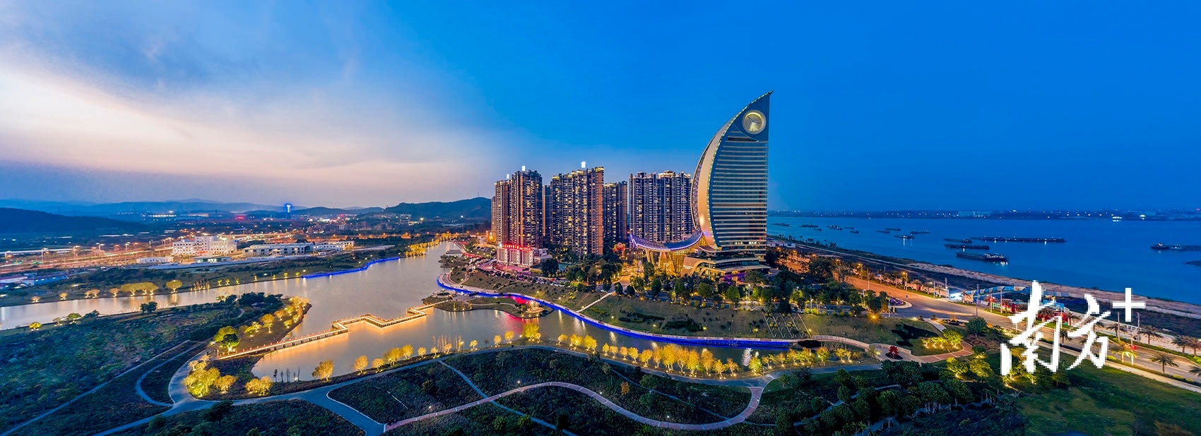 西江产业新城已经发展成为产城融合的示范和湾区西部新型枢纽。谭颂江 摄