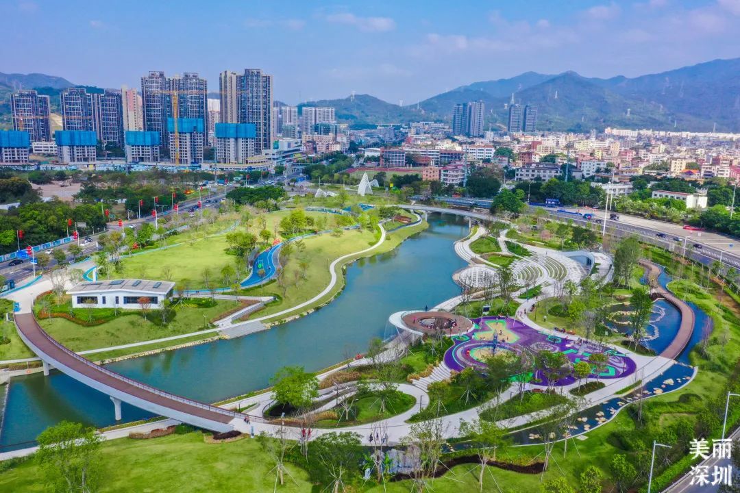 葵涌生态体育公园今天城管君要带大家走进春天踏着蓝天白云来啦