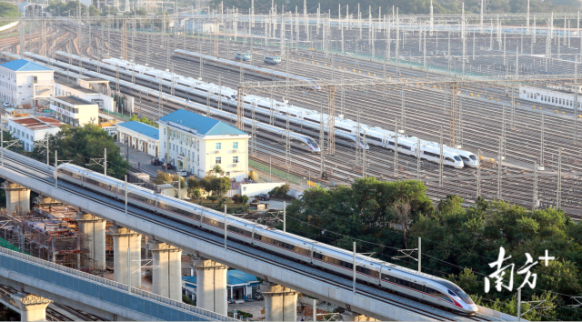 贛深高鐵北起江西省贛州市，途經廣東河源、惠州和東莞市，終至廣東省深圳市，全線長約436公里。圖片來源：南方日報