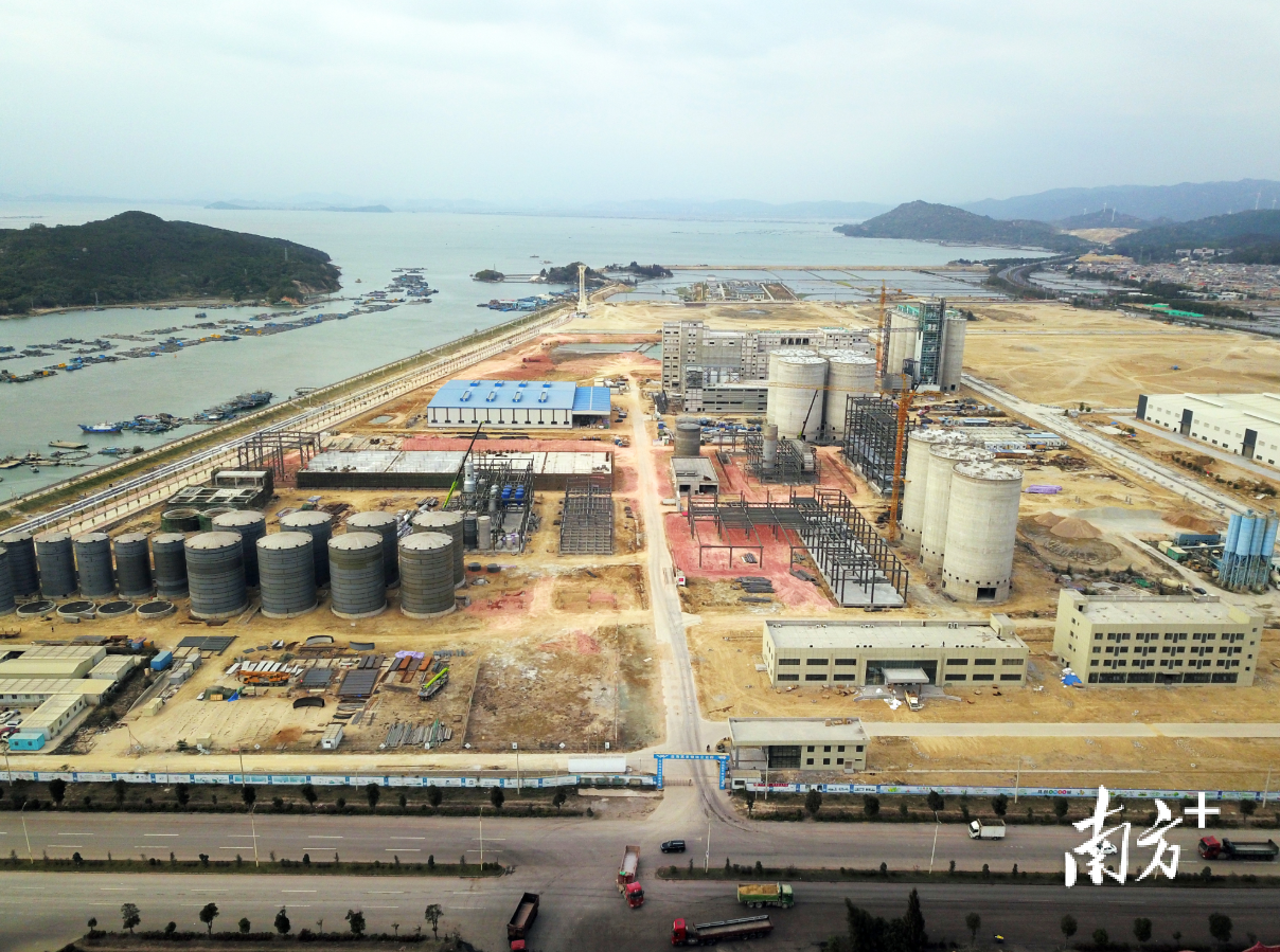 益海嘉里（金龙鱼）潮州粮油生产销售基地项目建设有序推进。黄敏璇 摄