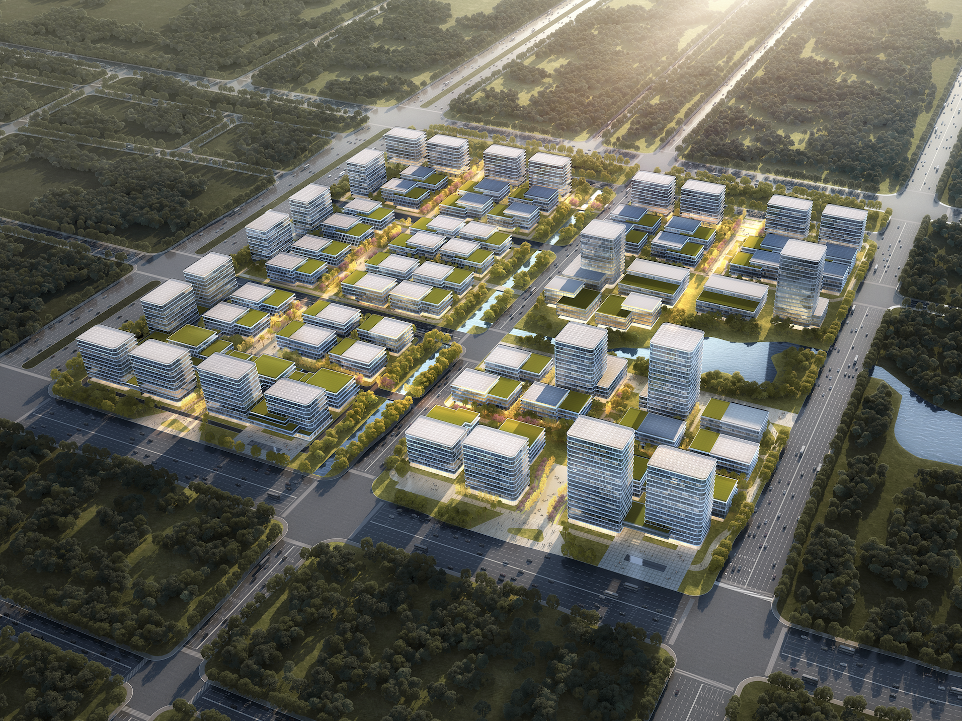 朗峰智造生态链产业园项目效果图 朗峰智造生态链产业园项目效果图