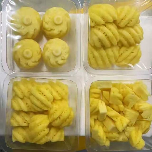新款包裝的鮮切菠蘿預(yù)計三月底上市,。