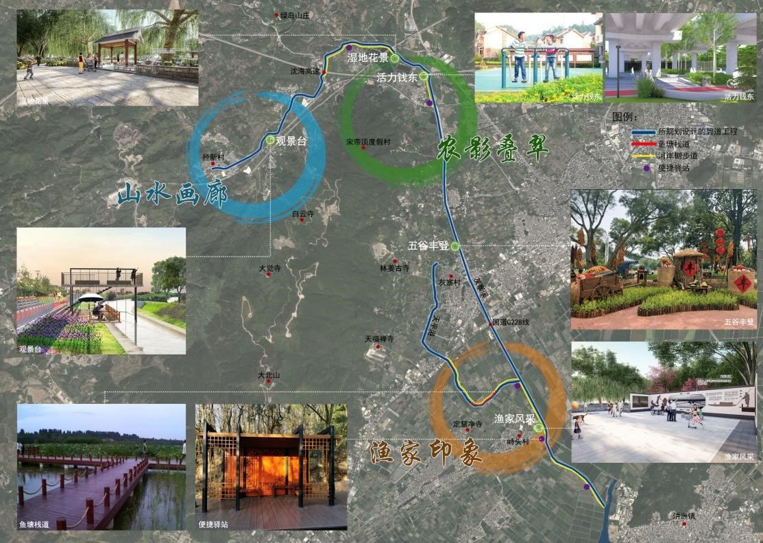 灰寨溪流域平面布置图。