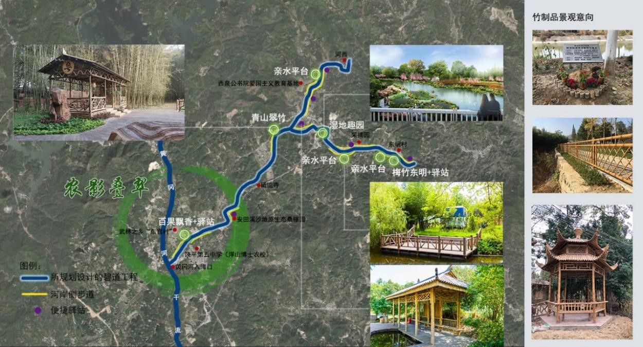 东山溪流域平面布置图。