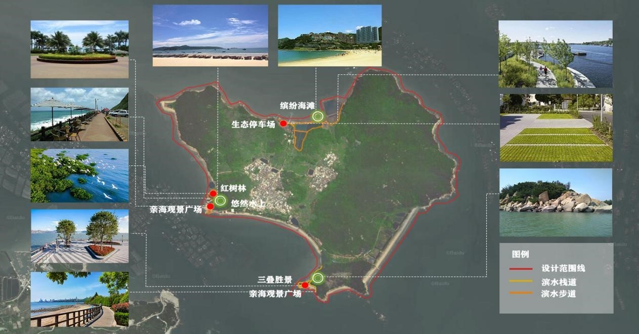 汛州岛碧道平面布置图。