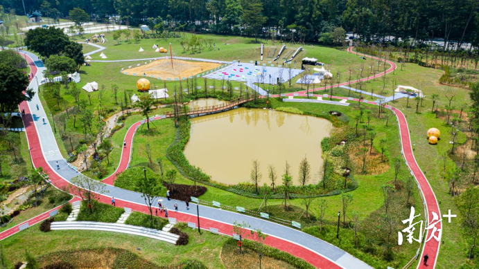 黄旗南麓香遇走廊绿道一期。 受访者供图