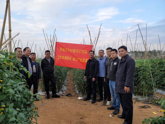 工作队组织送农技下乡。&nbsp;