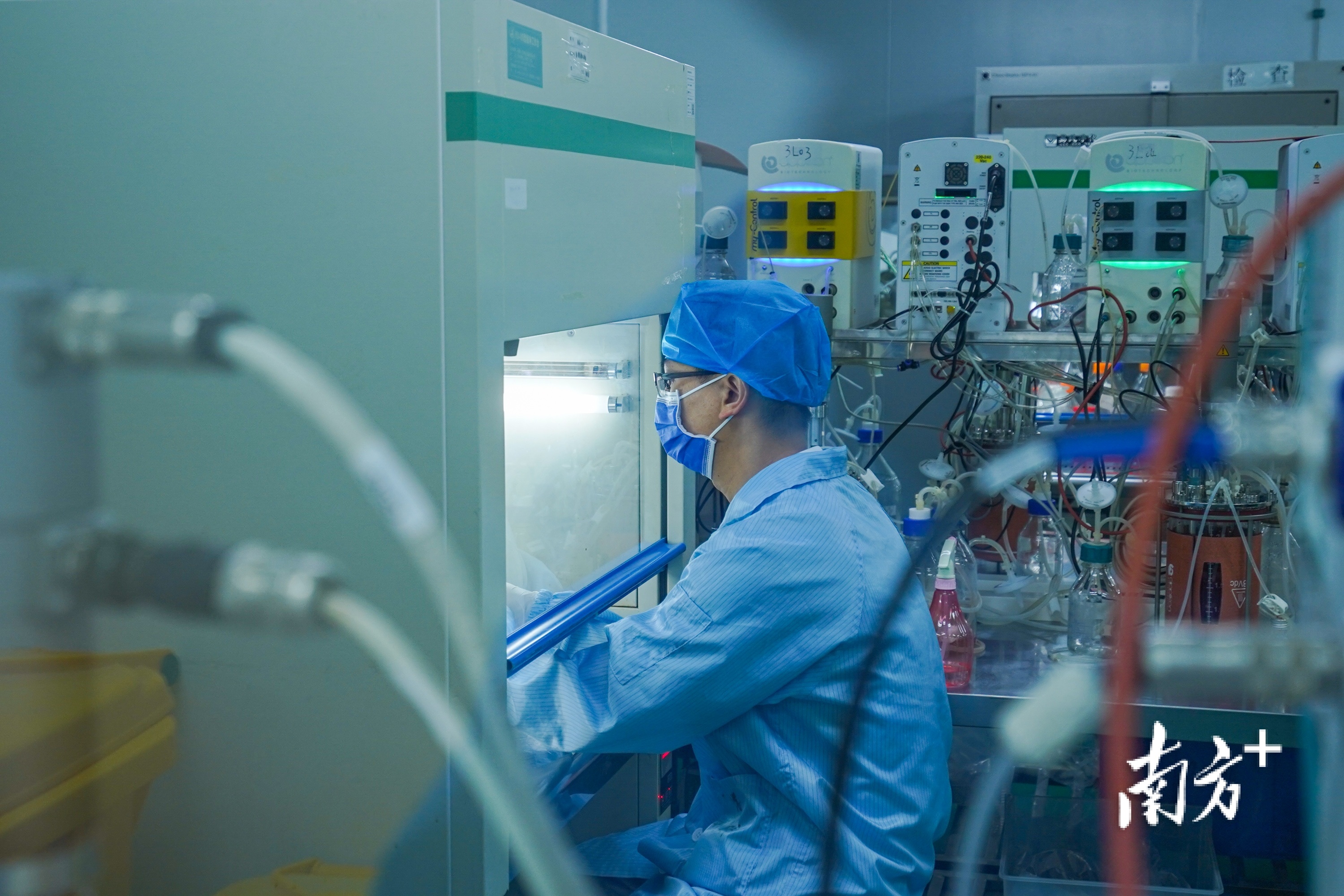 企业员工正在加紧研发。