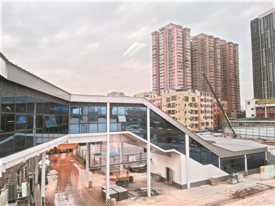 图为广州地铁西塱站新换乘通道。李天研 李国荣 摄