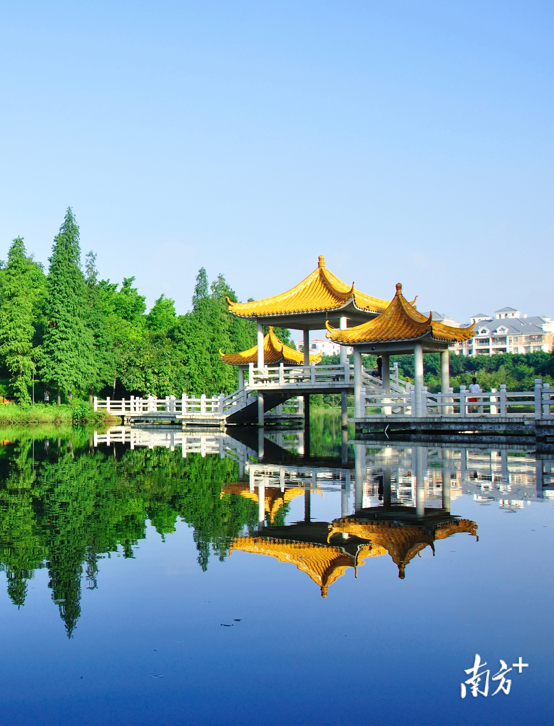 均安翠湖公园。均安宣办供图 均安翠湖公园。均安宣办供图