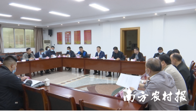 蕉岭召开推进毛竹省级现代农业产业园项目建设工作会议。