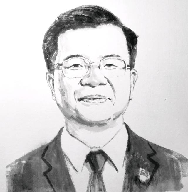 越秀地产董事长林昭远。简仁山绘 