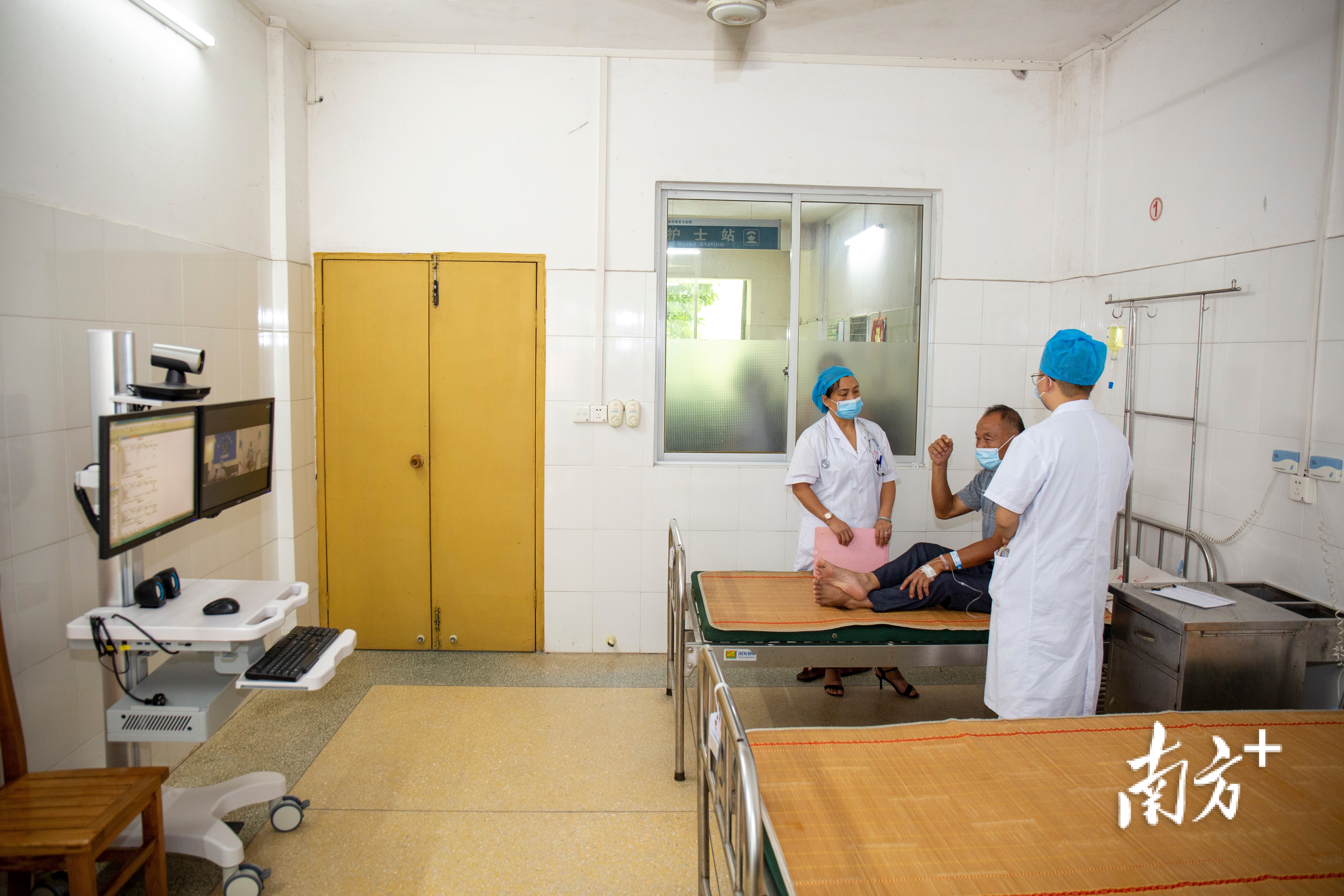 连州通过共建“联合门诊”“联合病房”，提升当地常见病、多发病的诊疗能力，有效促进医防融合。通讯员供图