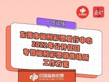 一图读懂|2022年东莞公开征召100个福彩专营销售场所