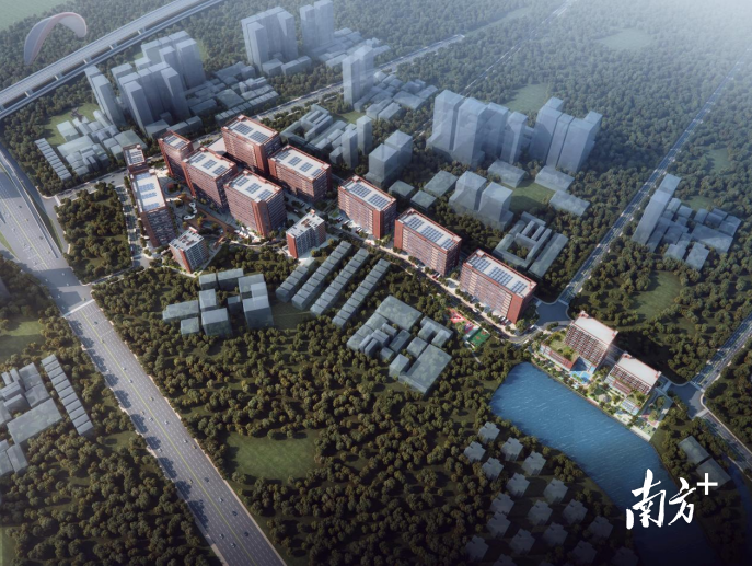 万荣工业智造中心项目效果图 万荣工业智造中心项目效果图