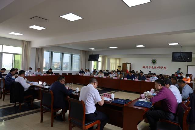 参会人员认真听取报告