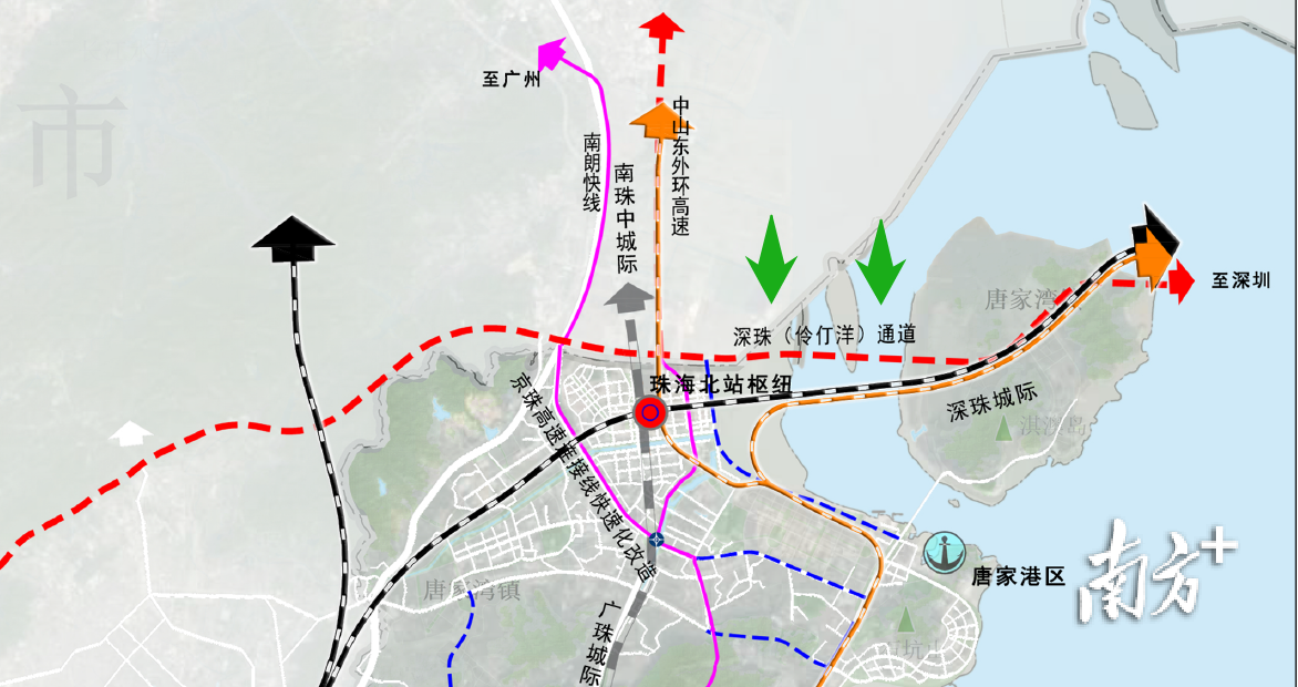 深珠通道详细规划图图片