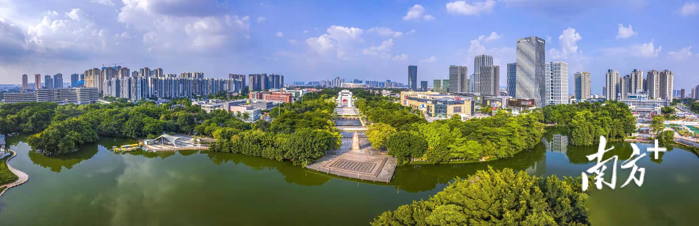 美丽的北滘新城。汤跃范摄