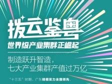 感恩奋进这五年｜占GDP比重约四成！图解广东“双十”产业集群布局
