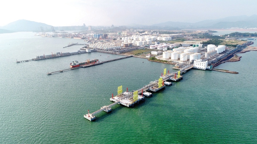 惠州港荃湾港区5万吨级石化码头。惠州日报记者曾静妍 通讯员林丽滨 摄 惠州港荃湾港区5万吨级石化码头。惠州日报记者曾静妍 通讯员林丽滨 摄