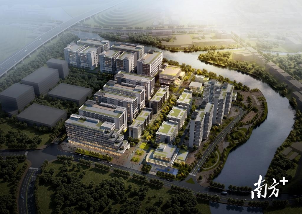 光达制造·大朗智慧谷建设效果图。