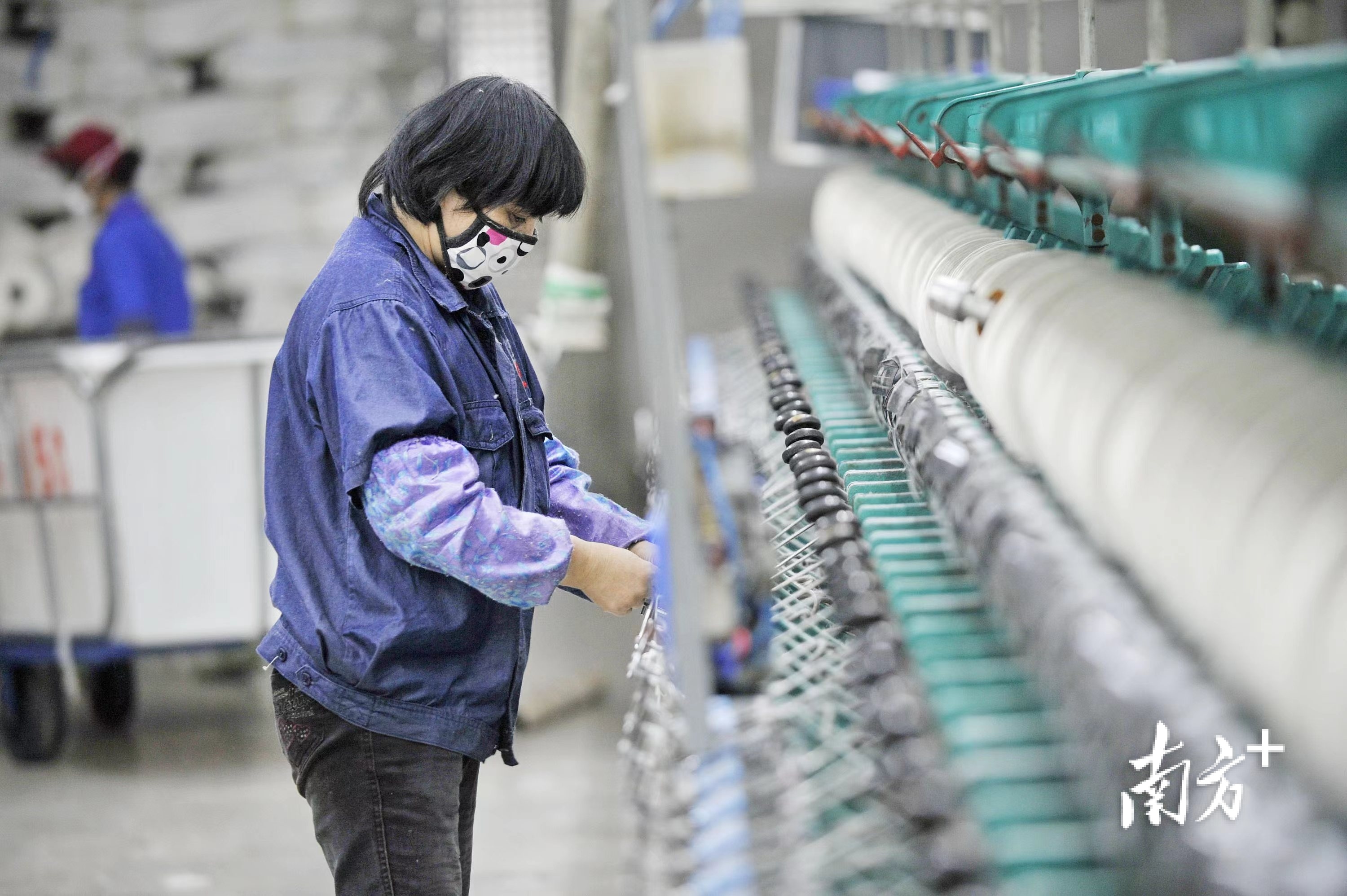 佛山某纺织工厂。戴嘉信 摄
