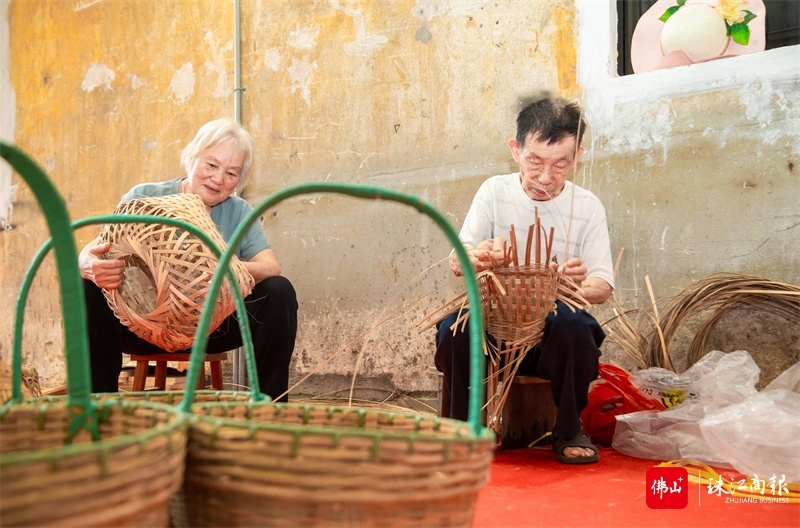 竹编手艺。 竹编手艺。