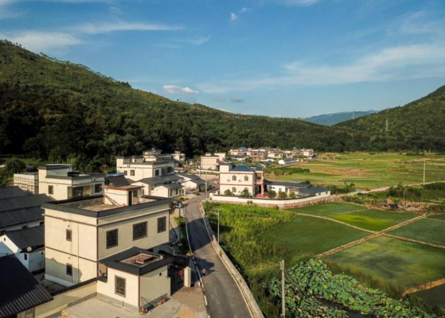 “小桂林”示范帶-大筍竹子壩村鳥瞰