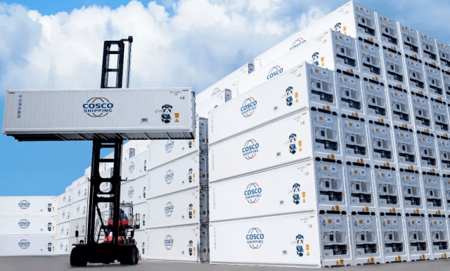 中远海运集装箱。