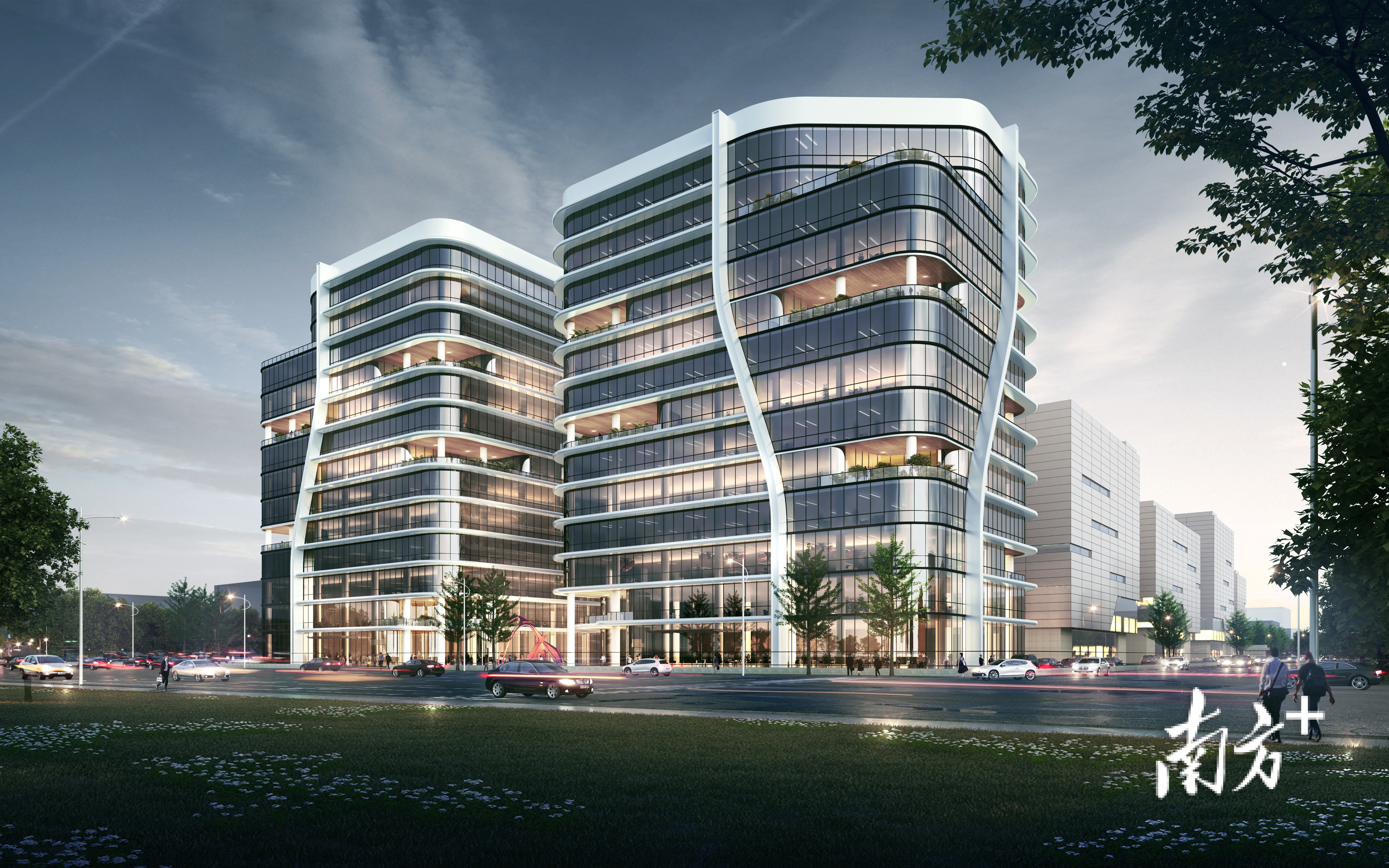 南沙科创中心横沥生物医药产业园项目一期工程封顶