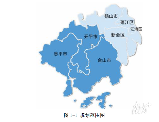 冷链产业园规划范围图。  南方农村报 南方农村报 制图